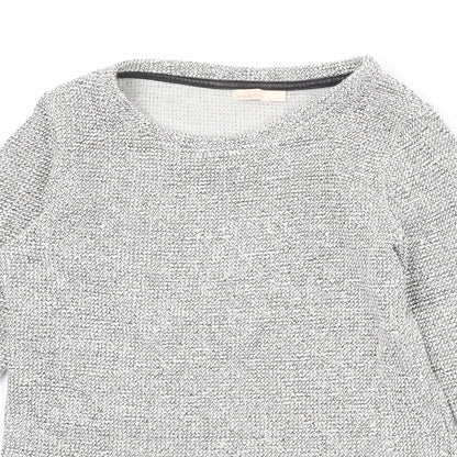 Womens UK Size M Bershka Grey Pullover Jumper