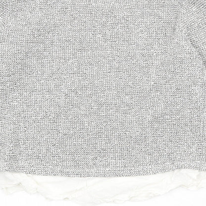 Womens UK Size M Bershka Grey Pullover Jumper