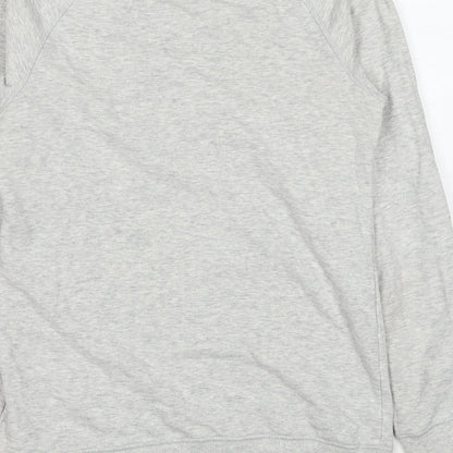 DECATHLON Womens Grey Cotton Pullover Sweatshirt Size XS Pullover