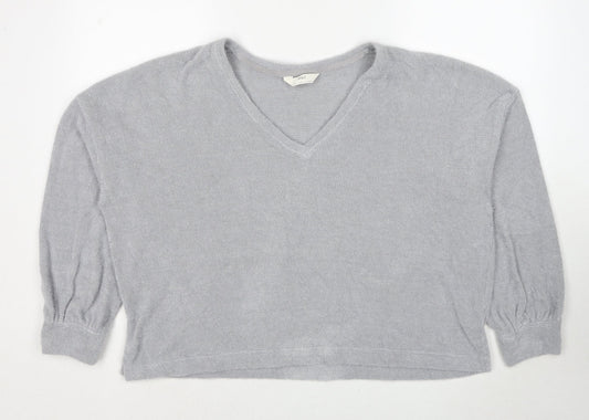 Womens UK Size XL Marks and Spencer Grey Pullover Sweatshirt