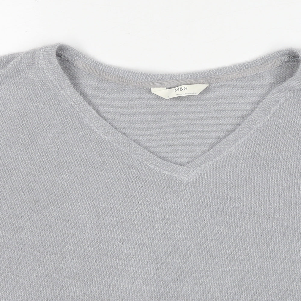 Womens UK Size XL Marks and Spencer Grey Pullover Sweatshirt