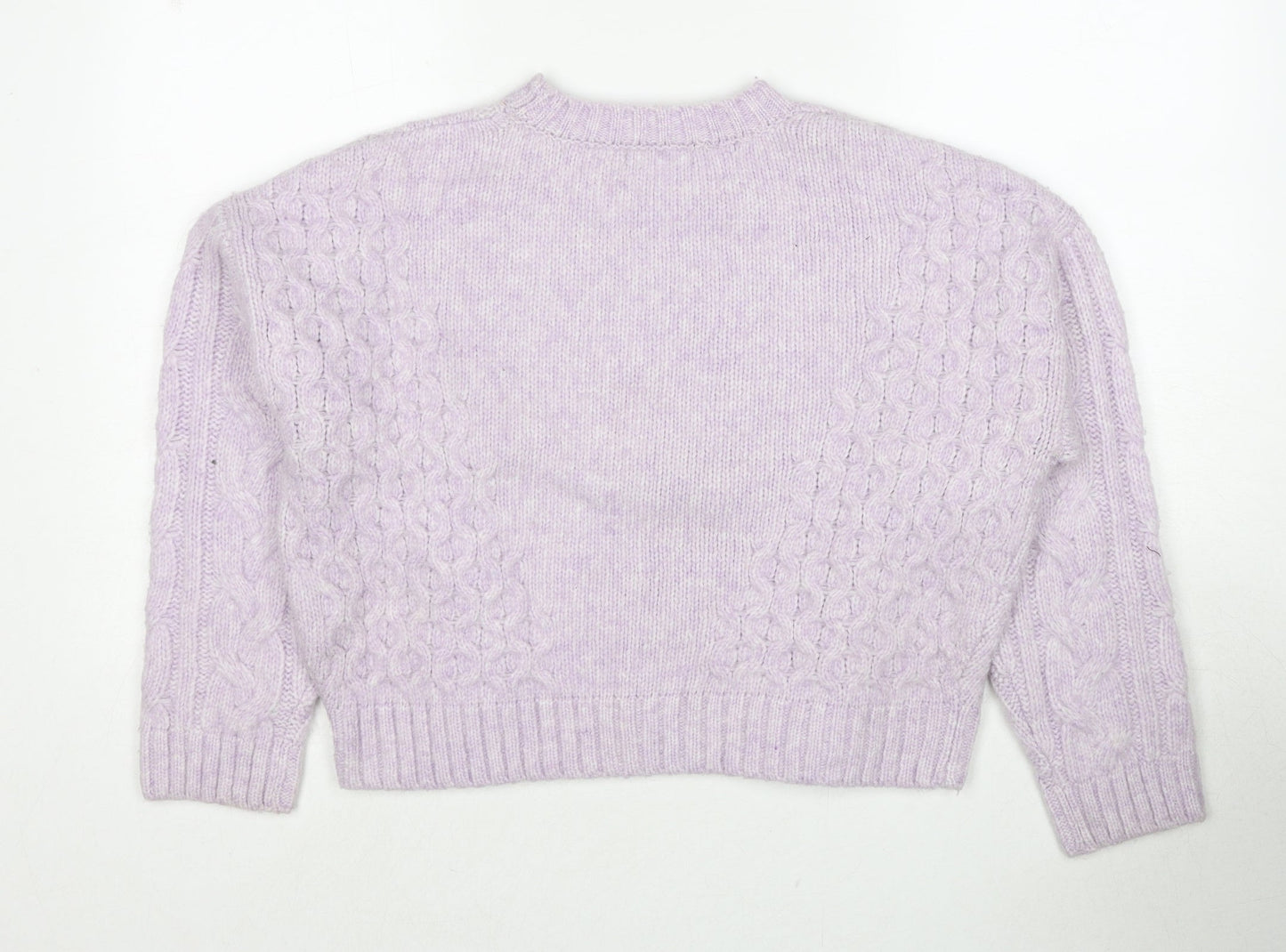 Womens UK Size S Brave Soul Purple Pullover Jumper