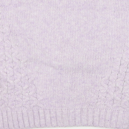 Womens UK Size S Brave Soul Purple Pullover Jumper