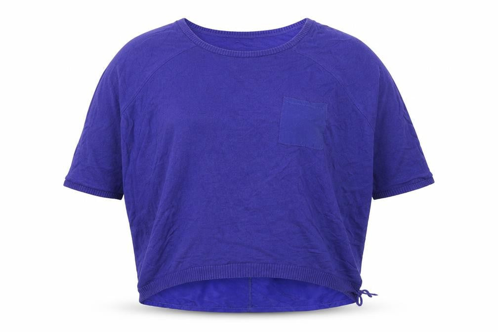 Womens UK Size M Marks and Spencer Blue Basic Blouse