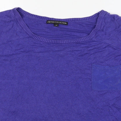 Womens UK Size M Marks and Spencer Blue Basic Blouse