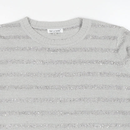Womens UK Size L Fay Louise Grey Pullover Jumper