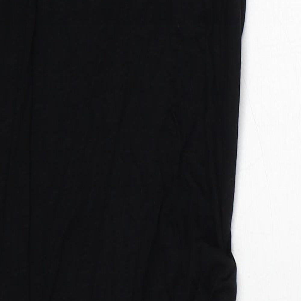 Max Studio Womens Black Viscose Sheath Size XS One Shoulder Pullover