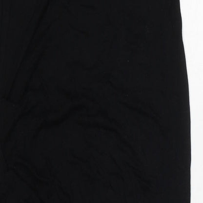 Max Studio Womens Black Viscose Sheath Size XS One Shoulder Pullover