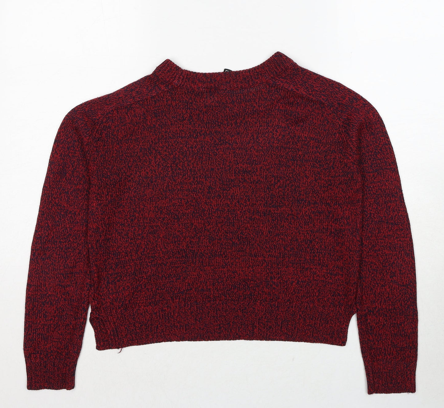Womens UK Size XS Divided by H&M Red Pullover Jumper