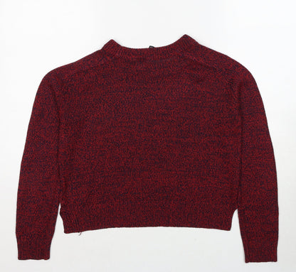 Womens UK Size XS Divided by H&M Red Pullover Jumper