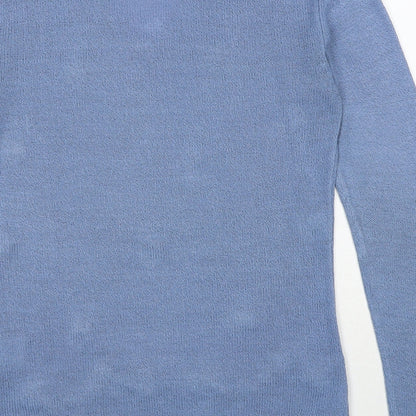 Womens UK Size S Bonmarché Blue Pullover Jumper