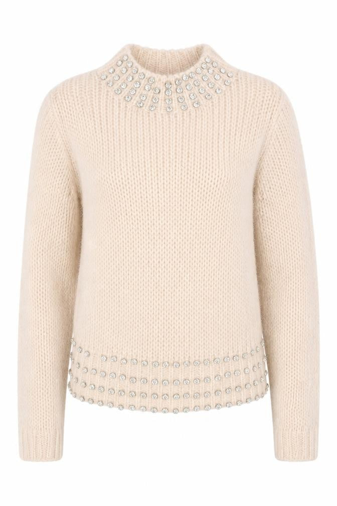 Womens UK Size 6 Miss Selfridge Beige Pullover Jumper
