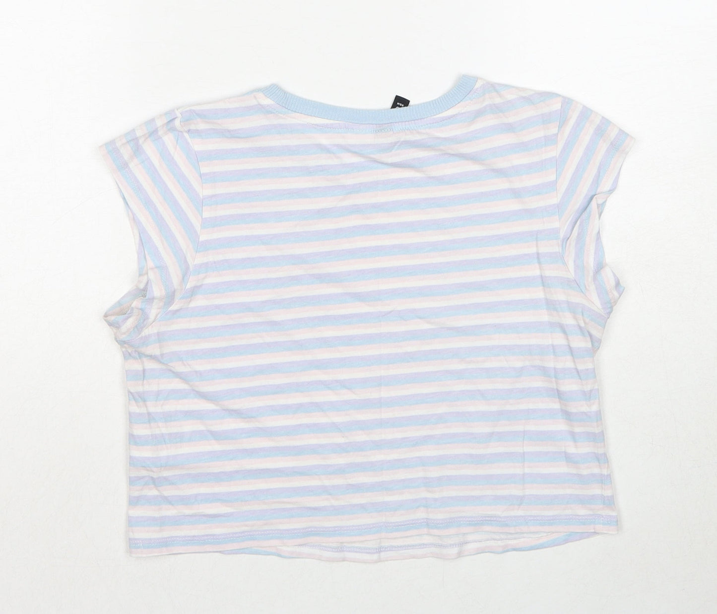 Womens UK Size M Divided by H&M Multicoloured Basic T-Shirt