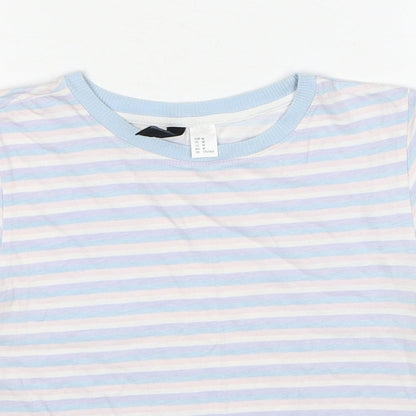 Womens UK Size M Divided by H&M Multicoloured Basic T-Shirt