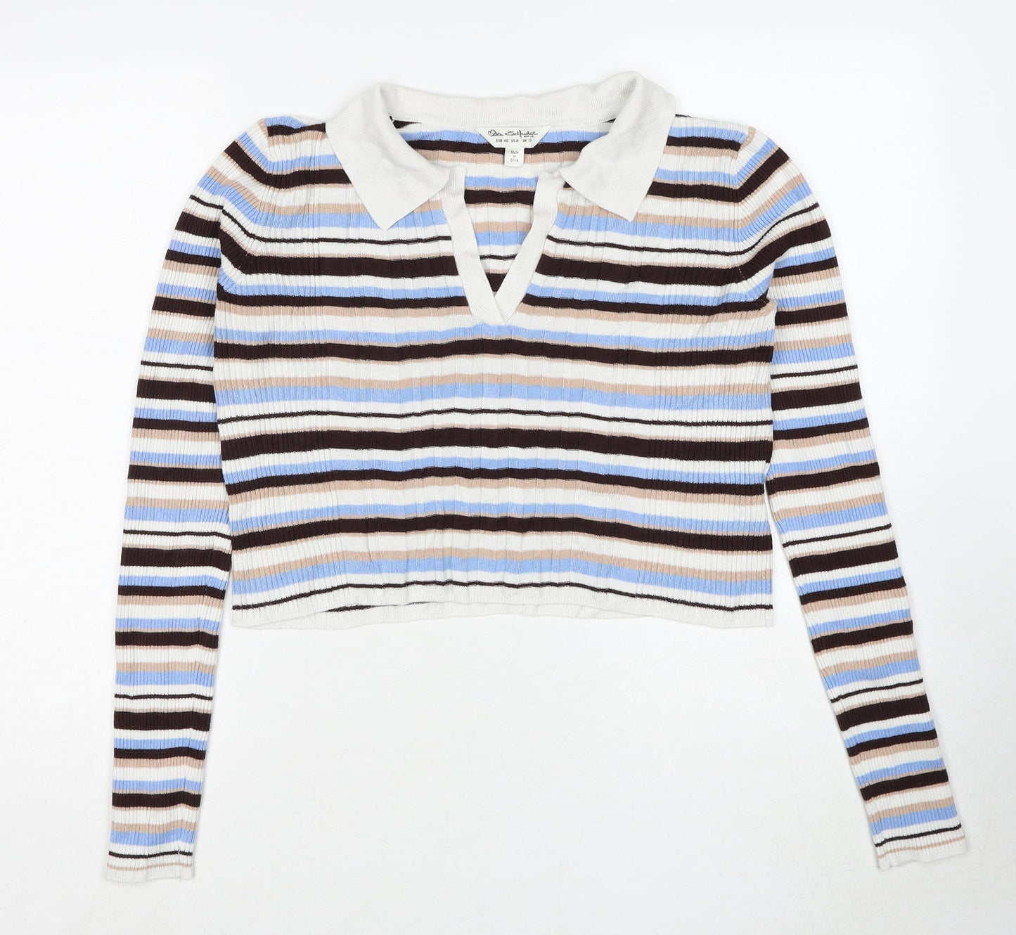 Womens UK Size 12 Miss Selfridge Multicoloured Pullover Jumper