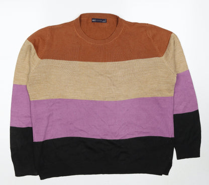 Womens UK Size 14 Marks and Spencer Multicoloured Pullover Jumper