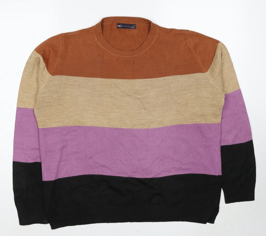 Womens UK Size 14 Marks and Spencer Multicoloured Pullover Jumper