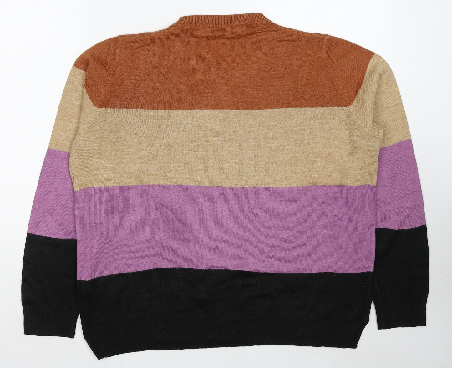 Womens UK Size 14 Marks and Spencer Multicoloured Pullover Jumper