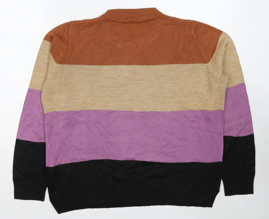 Womens UK Size 14 Marks and Spencer Multicoloured Pullover Jumper