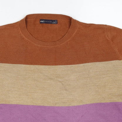 Womens UK Size 14 Marks and Spencer Multicoloured Pullover Jumper