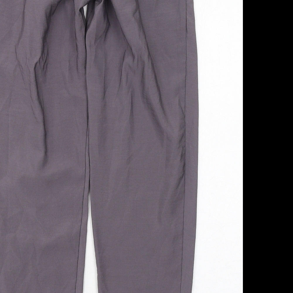 New Look Womens Grey Polyester Harem Trousers Size 8 Regular Zip