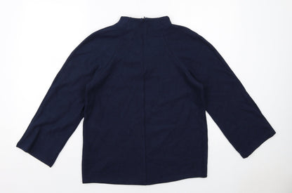 Womens UK Size 12 Marks and Spencer Blue Pullover Sweatshirt
