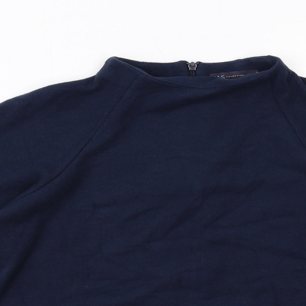 Womens UK Size 12 Marks and Spencer Blue Pullover Sweatshirt