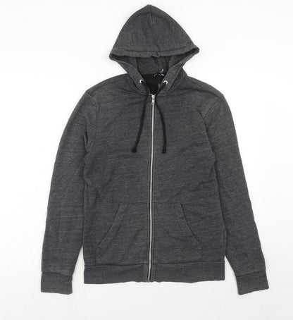 Mens UK Size XS H&M Grey Full Zip Sweatshirt