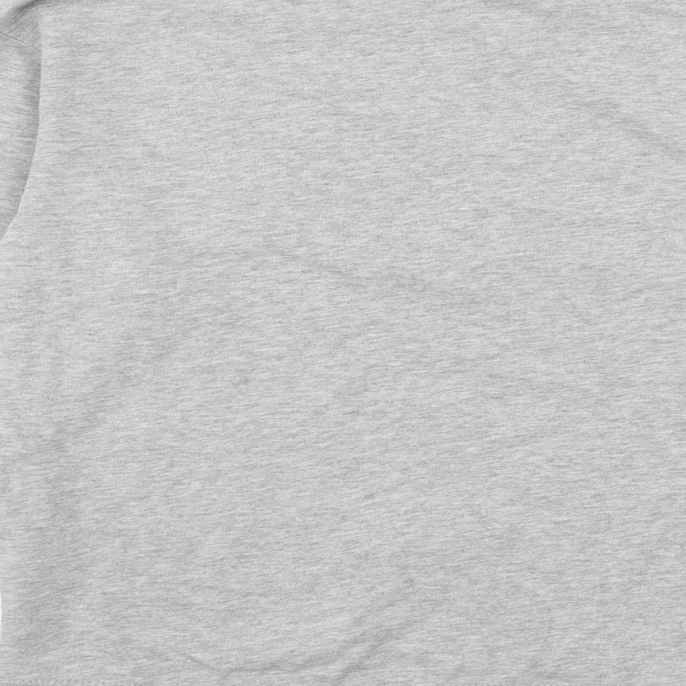 H&M Womens Grey Cotton Pullover Sweatshirt Size M Pullover