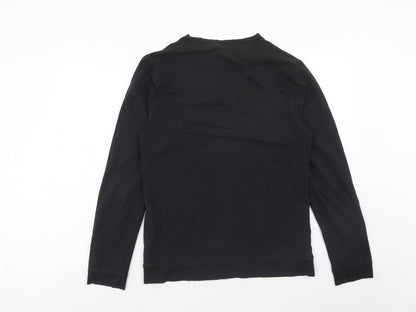 Womens UK Size M ASOS Black Pullover Sweatshirt