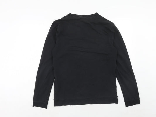 Womens UK Size M ASOS Black Pullover Sweatshirt