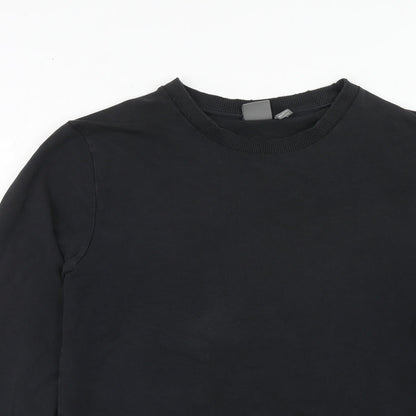Womens UK Size M ASOS Black Pullover Sweatshirt
