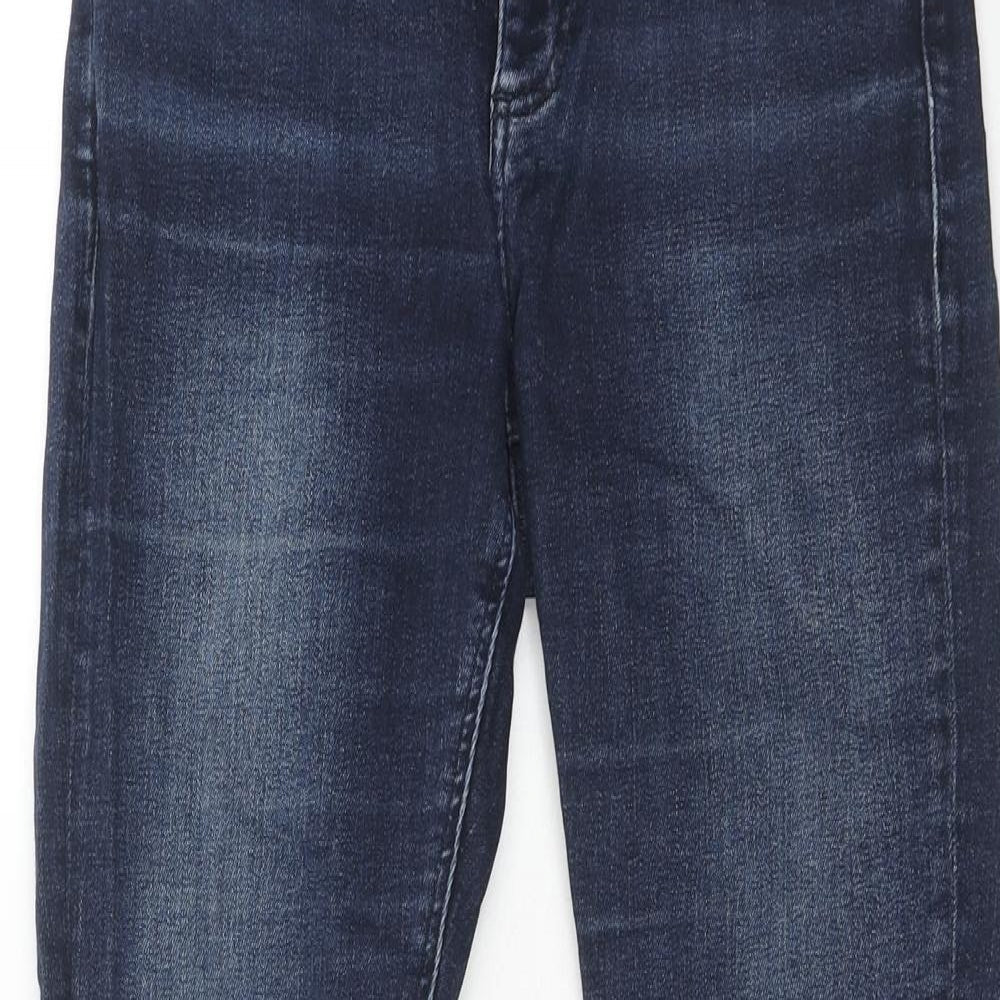 ASOS Womens Blue Cotton Skinny Jeans Size 26 in L30 in Regular Zip