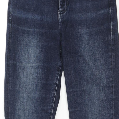 ASOS Womens Blue Cotton Skinny Jeans Size 26 in L30 in Regular Zip
