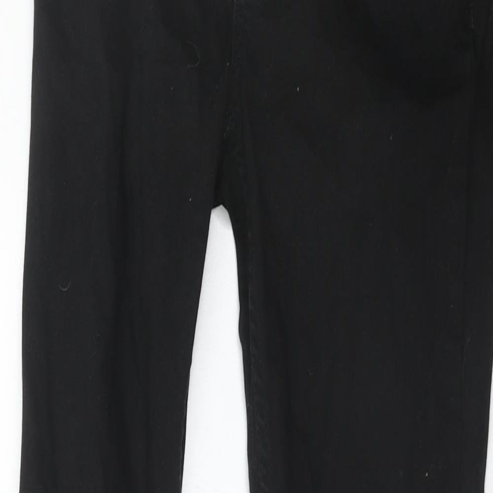 Oasis Womens Black Cotton Skinny Jeans Size 8 Regular Zip