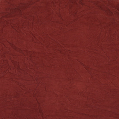 C.O.L Mens Red Cotton Button-Up Size L Collared Button