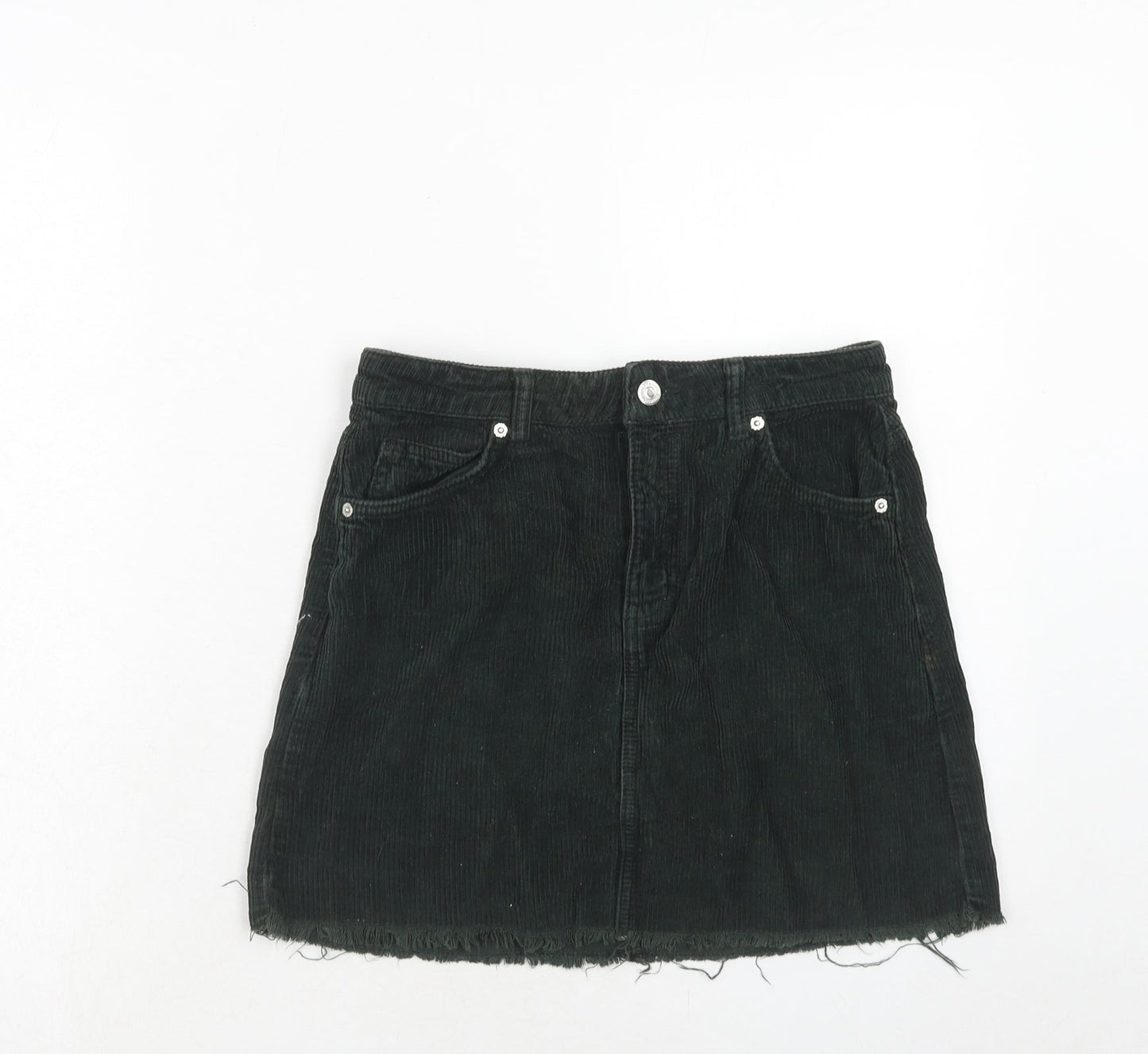 Womens UK Size 8 Topshop A-Line Denim Skirt