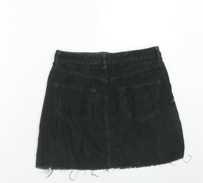 Womens UK Size 8 Topshop A-Line Denim Skirt