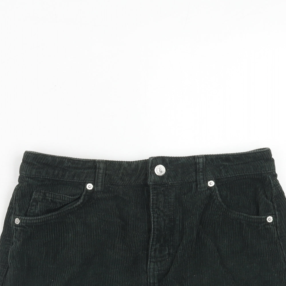 Womens UK Size 8 Topshop A-Line Denim Skirt