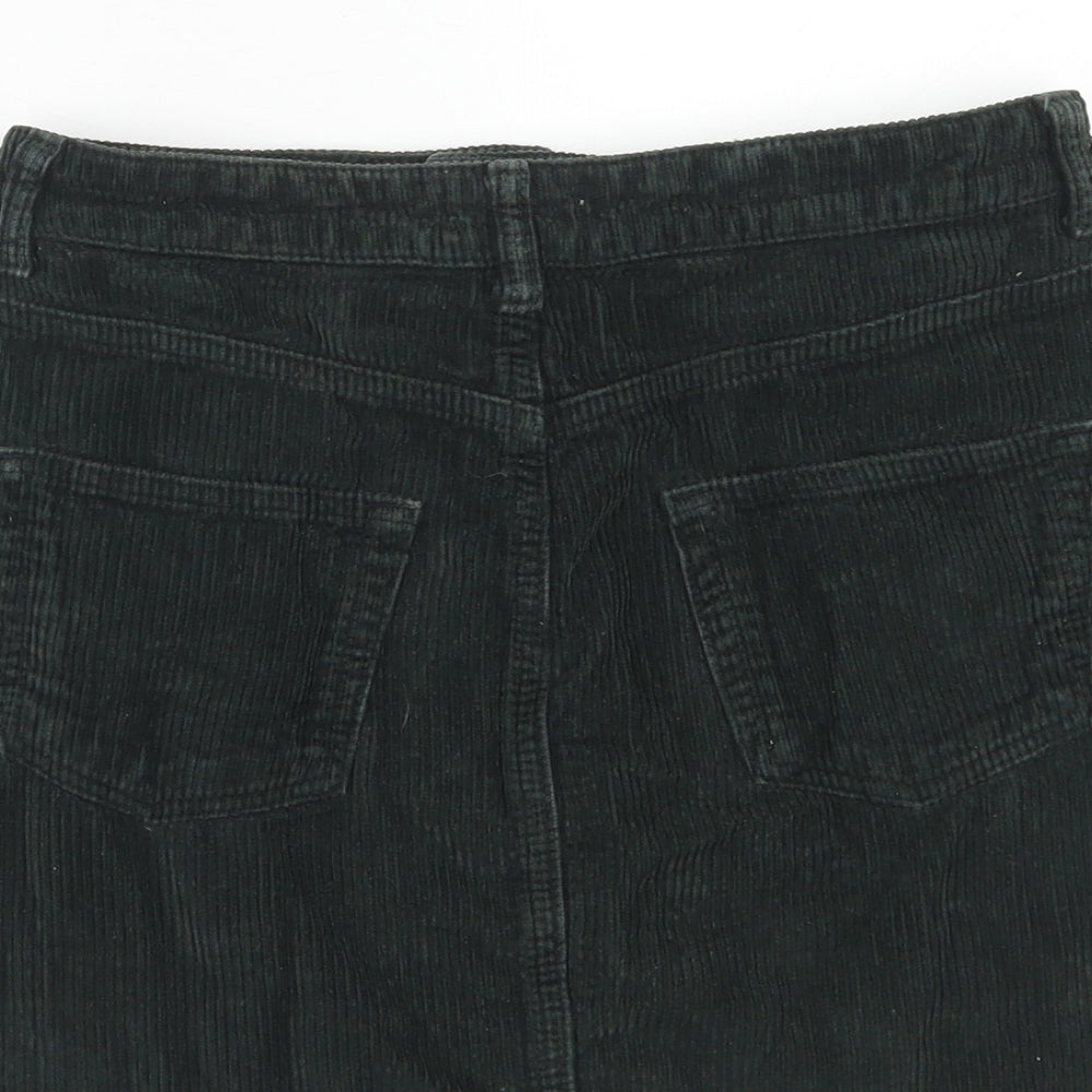 Womens UK Size 8 Topshop A-Line Denim Skirt
