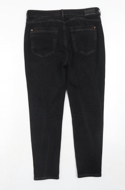 Womens UK Size 32 in Marks and Spencer Regular Fit Skinny Black Jeans