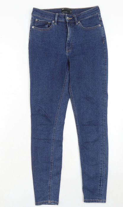 ASOS Womens Blue Cotton Skinny Jeans Size 28 in L32 in Regular Zip