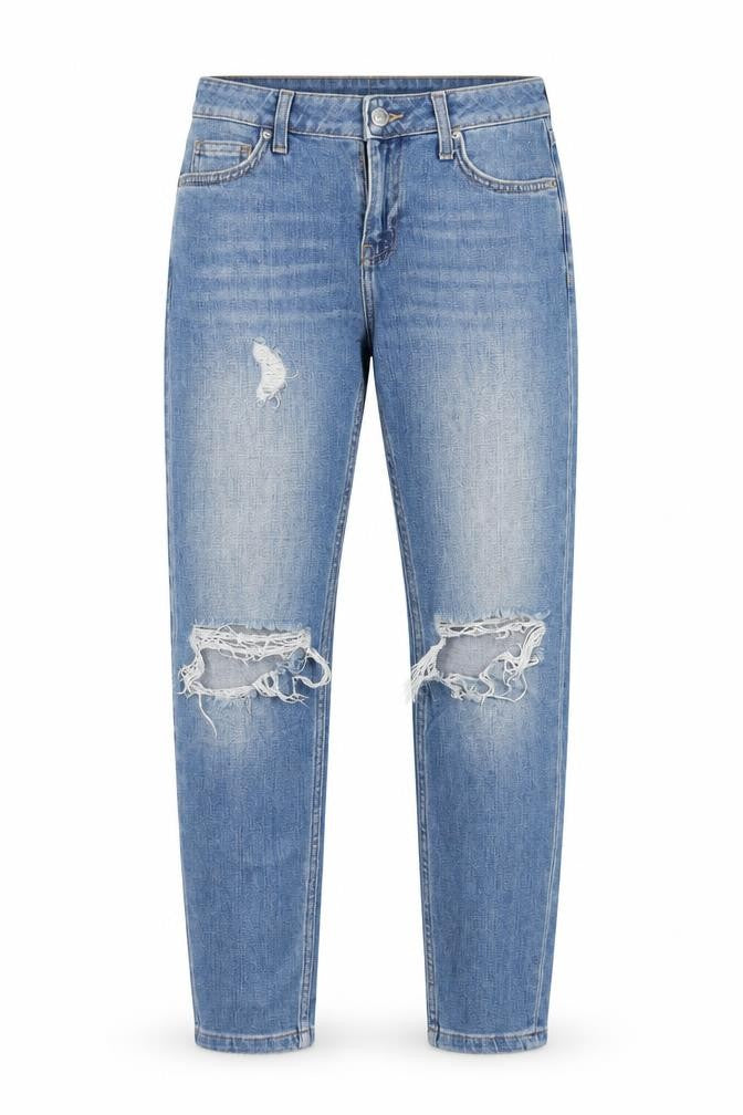 Womens UK Size 25 in Topshop Regular Fit Straight Blue Jeans