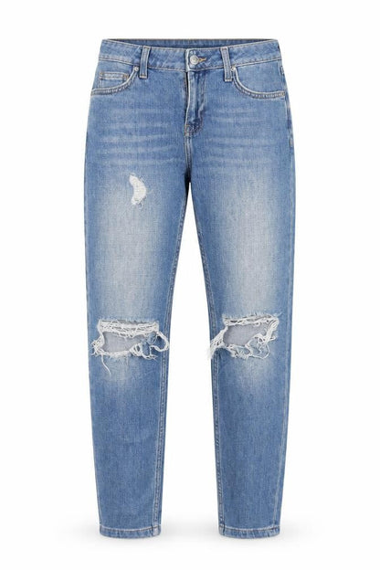 Womens UK Size 25 in Topshop Regular Fit Straight Blue Jeans