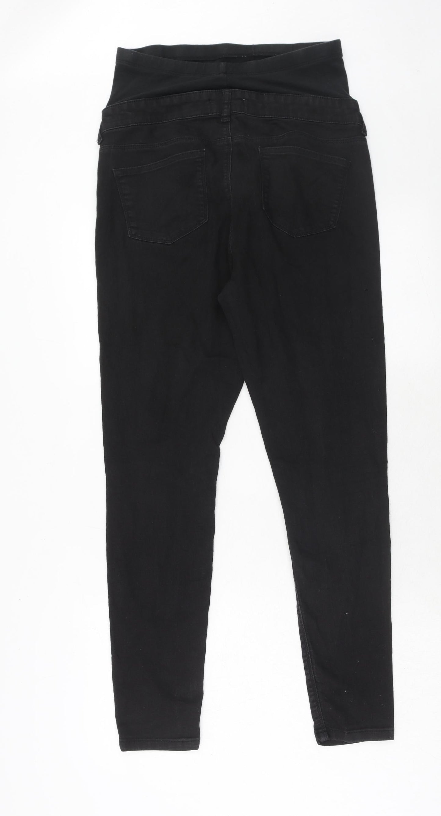 Dorothy Perkins Womens Black Cotton Skinny Jeans Size 10 Regular