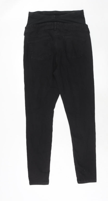 Dorothy Perkins Womens Black Cotton Skinny Jeans Size 10 Regular