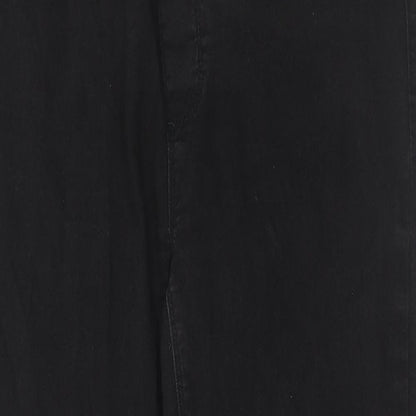Dorothy Perkins Womens Black Cotton Skinny Jeans Size 10 Regular