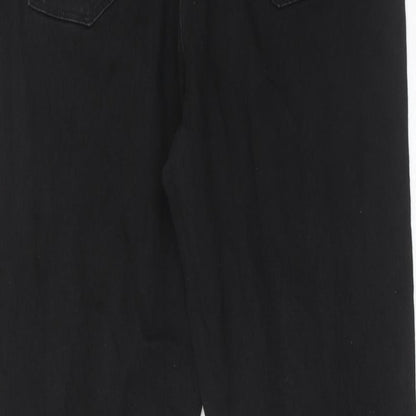 Dorothy Perkins Womens Black Cotton Skinny Jeans Size 10 Regular
