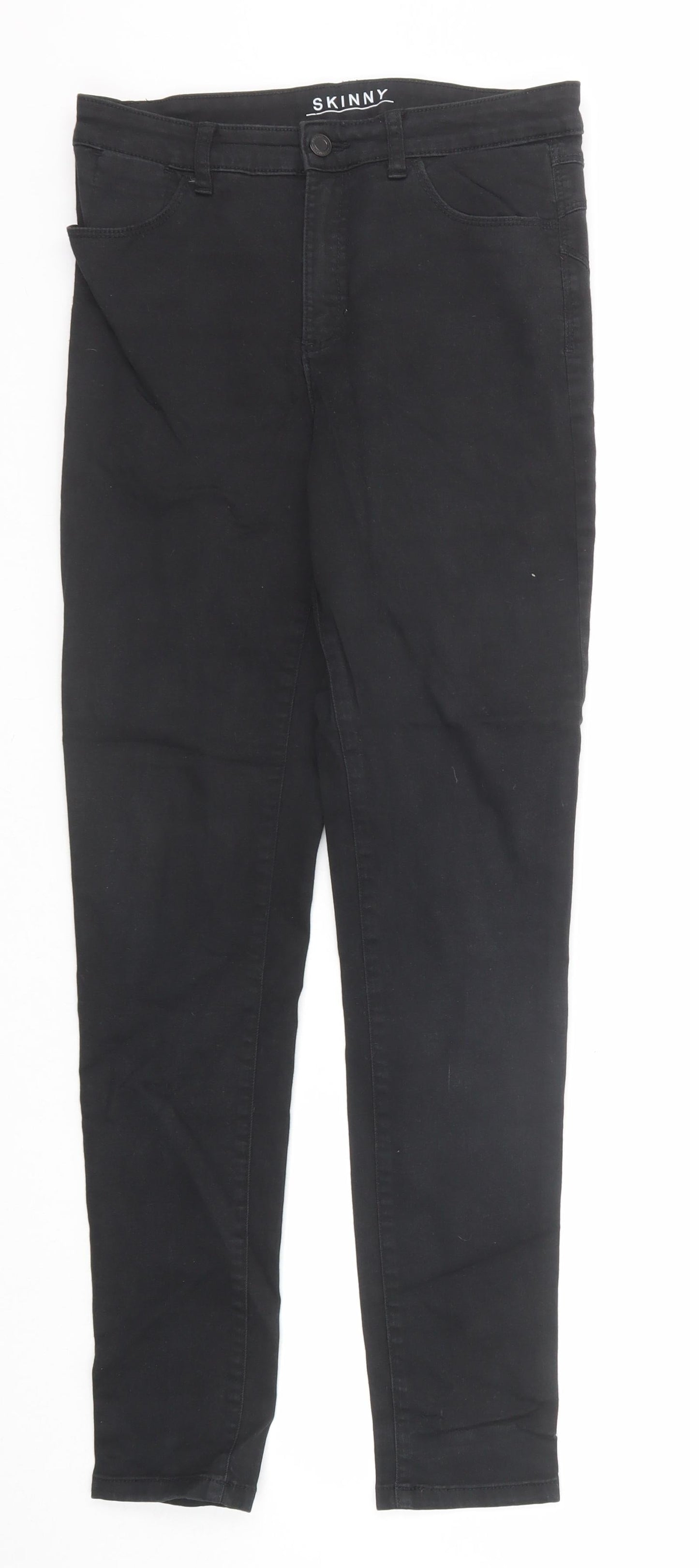 Womens UK Size 10 Marks and Spencer Regular Fit Skinny Black Jeans