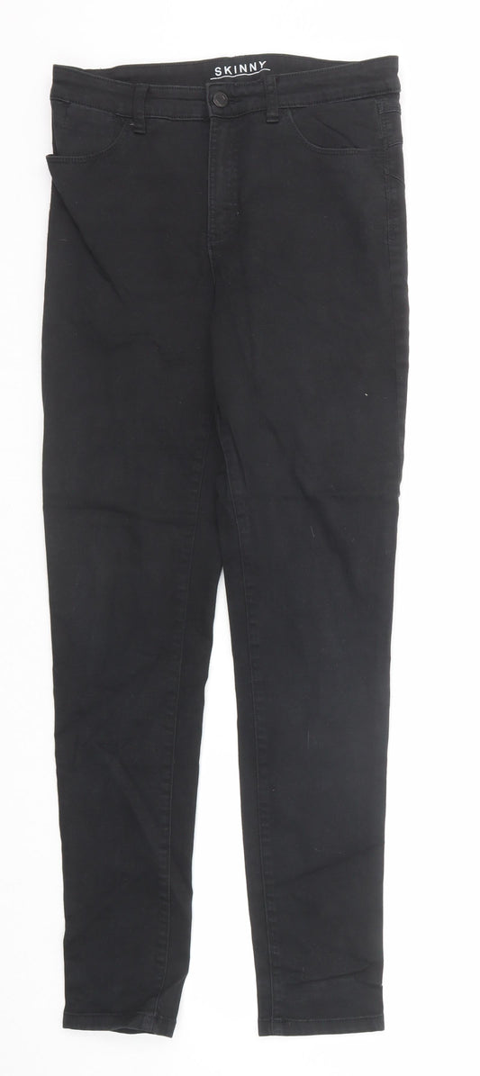 Womens UK Size 10 Marks and Spencer Regular Fit Skinny Black Jeans